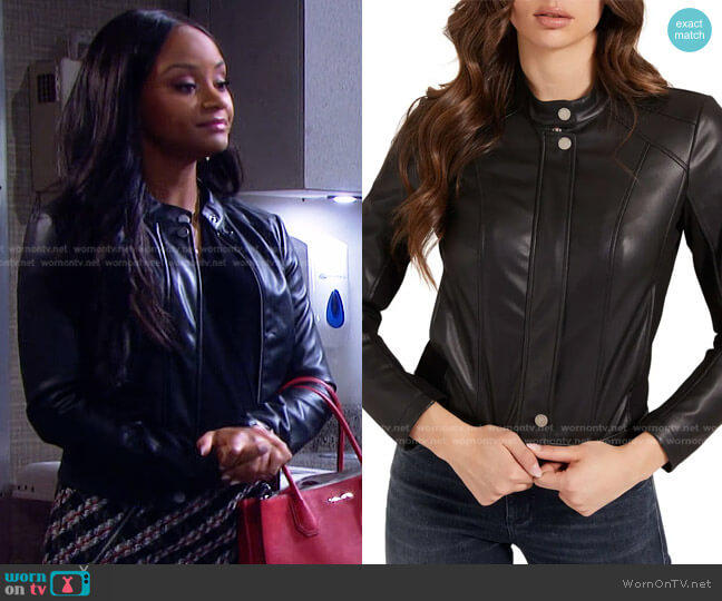 Jacket Makers Raven Bowens Days of Our Lives Cropped Jacket