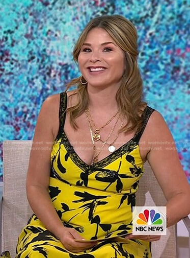 Jenna's yellow floral dress on Today