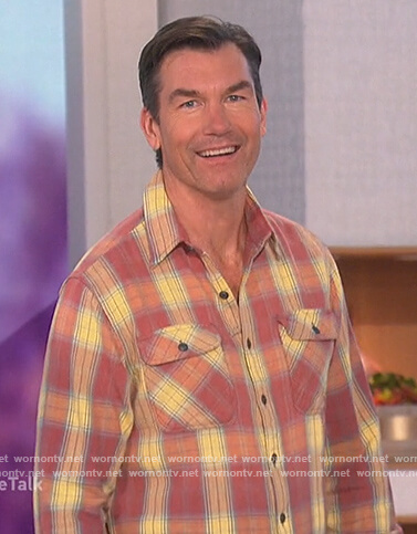 Jerry's red plaid shirt on The Talk