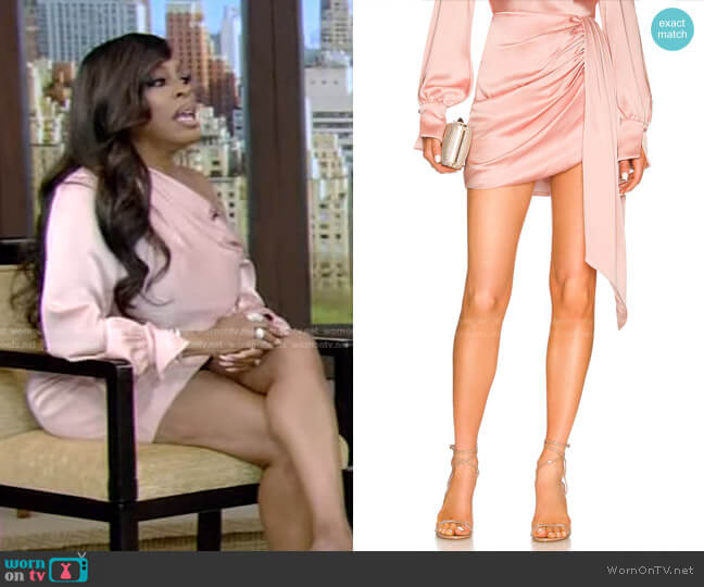 Mae Skirt by Jonathan Simkhai worn by Niecy Nash on Live with Kelly and Ryan