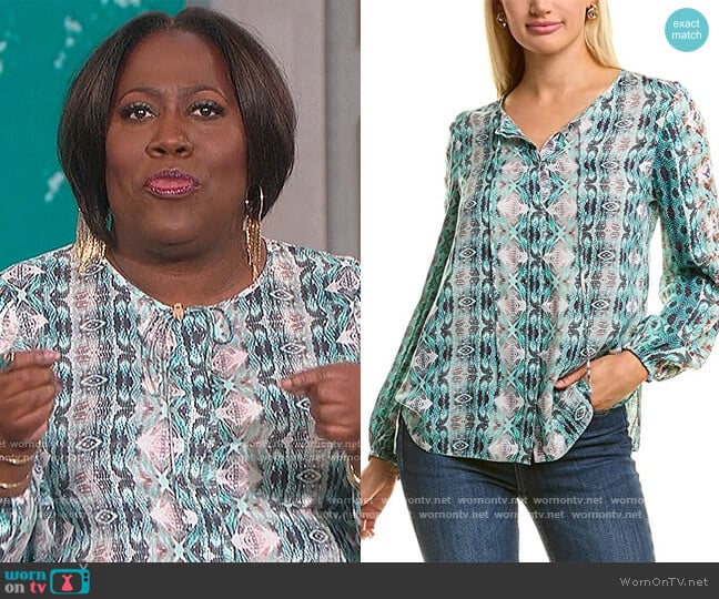 Lapenna Blouse by Kobi Halperin worn by Sheryl Underwood on The Talk