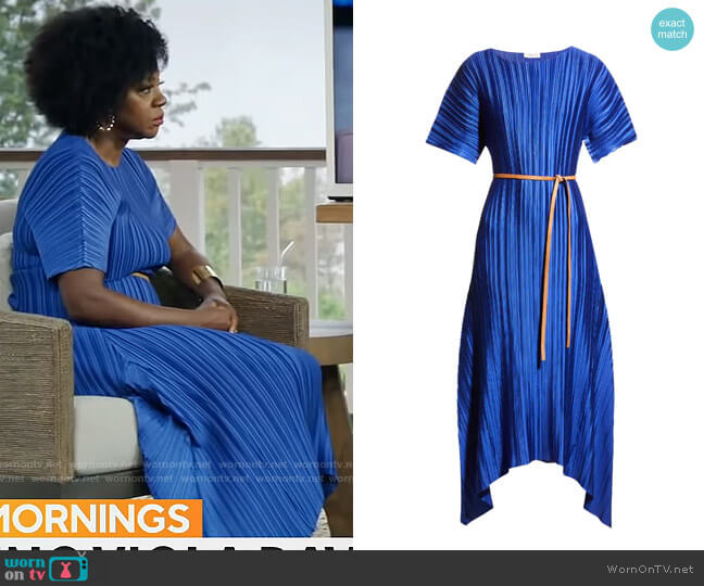 Lafayette 148 NY Braxton Dress worn by Viola Davis on CBS Mornings