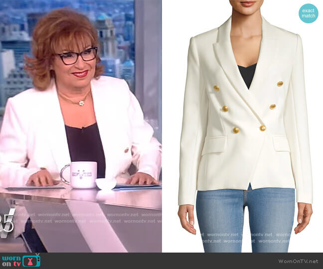 Kenzie Double Breasted Blazer by L'Agence worn by Joy Behar  on The View