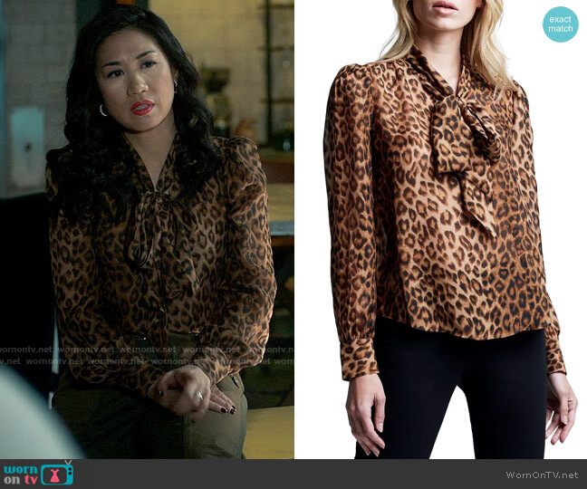 WornOnTV: Mel’s leopard print blouse and cargo pants on The Equalizer ...