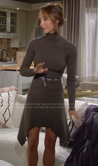 Lily's turtleneck dress on The Young and the Restless