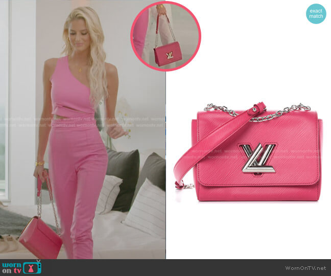 Louis Vuitton Monogram Flower Capucines Bag worn by Emma Hernan as seen in  Selling Sunset (S05E05)