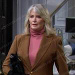 Marlena’s brown blazer on Days of our Lives