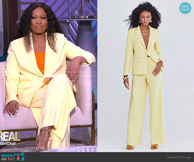 WornOnTV: Garcelle’s yellow blazer and pants on The Real | Garcelle ...