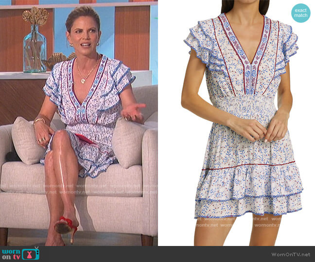 Camila Mini Dress by Poupette St Barth worn by Natalie Morales on The Talk