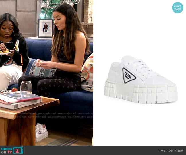 Prada Double Wheel Platform Sneaker worn by Carly Shay (Miranda Cosgrove) on iCarly