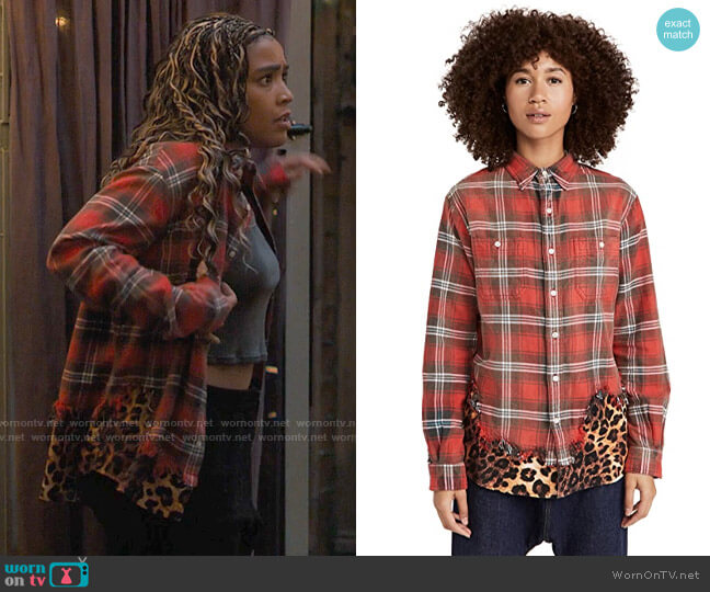 WornOnTV: Kaela’s red plaid and leopard print shirt on Charmed | Lucy ...