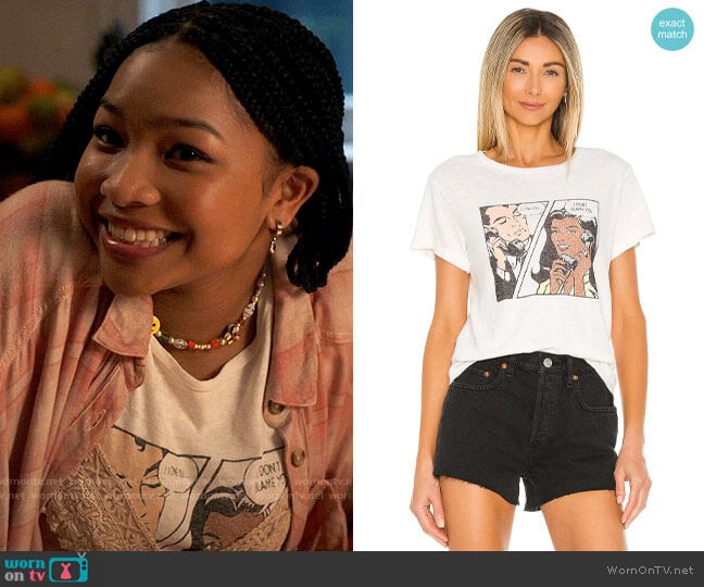 Re/Done I Don't Blame You T-shirt worn by Delilah (Laya DeLeon Hayes) on The Equalizer