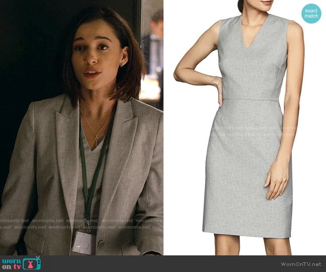 Reiss Thea Dress worn by Olivia Lytton (Naomi Scott) on Anatomy of a Scandal