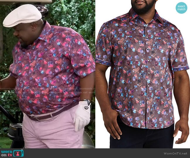 Robert Graham Gervais Sport Shirt worn by Calvin (Cedric The Entertainer) on The Neighborhood