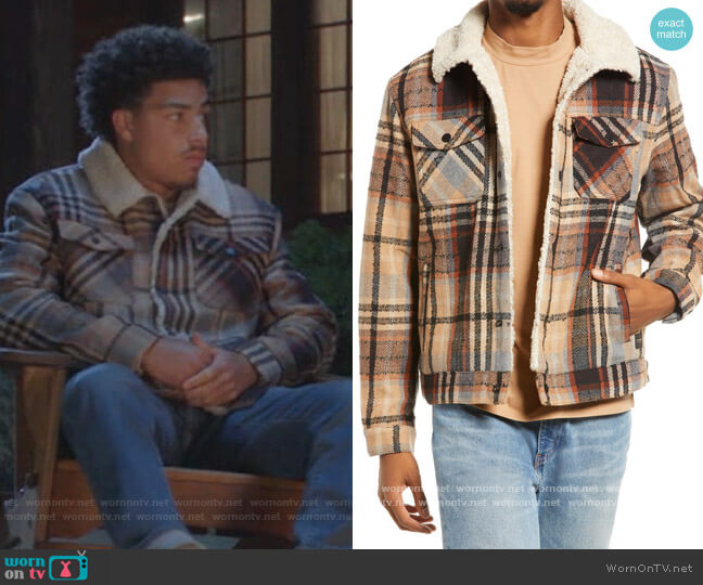 Teddy Trucker Jacket by Scotch and Soda worn by Andre Johnson (Anthony Anderson) on Black-ish