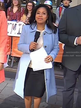 Sheinelle's blue coat on Today