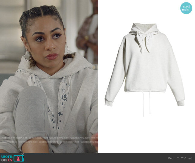 Bandana Pullover Hoodie by Stampd worn by Patience (Chelsea Tavares) on All American