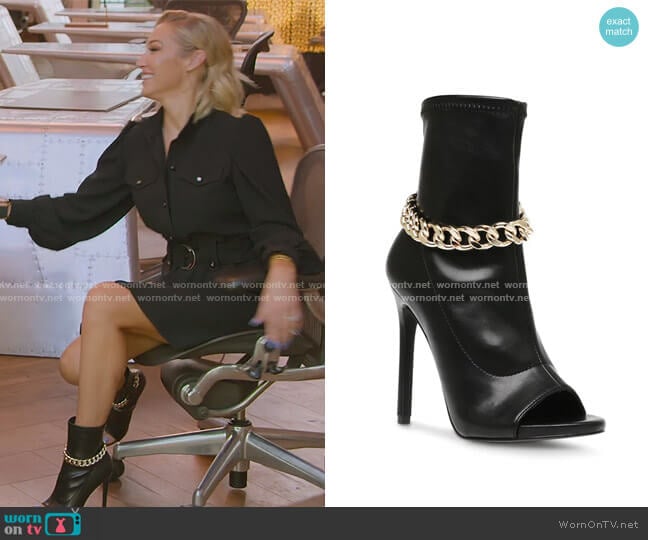 Elettra -C Boots by Steve Madden worn by Mary Fitzgerald on Selling Sunset