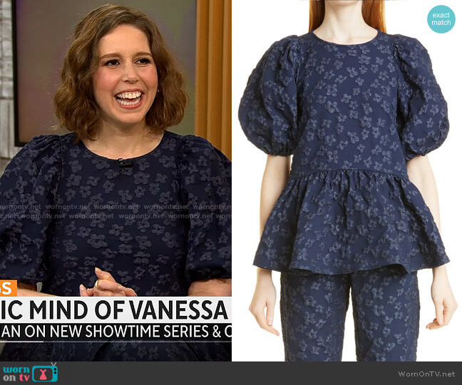 Stine Goya Liw Top worn by Vanessa Bayer on CBS Mornings