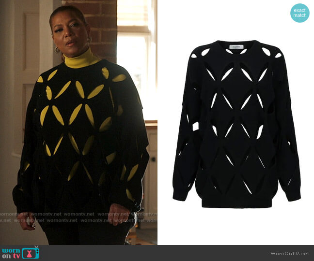 Valentino Wool Cutout Sweater worn by Robyn McCall (Queen Latifah) on The Equalizer