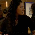 Violet’s v-neck short sleeved sweater on Chicago Fire