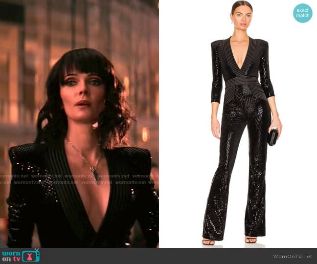 Zhivago Eye of Horus Gilded Jumpsuit worn by Lois Lane (Elizabeth Tulloch) on Superman and Lois