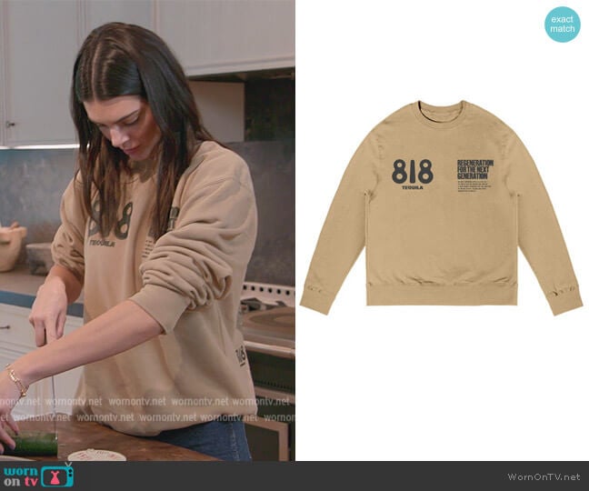 Next Generation Sweatshirt by 818 Tequila worn by Kendall Jenner (Kendall Jenner) on The Kardashians