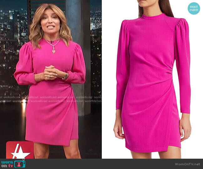 Jane Dress by A.L.C. worn by Kit Hoover  on Access Hollywood