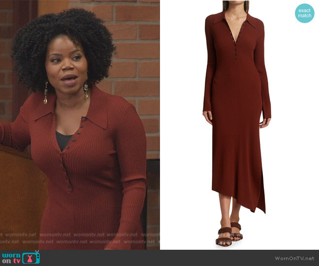 Lance Dress by A.L.C. worn by Amara Patterson (Kelly Jenrette) on All American Homecoming