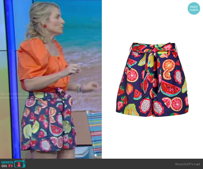 Lettie Short by CROSBY by Mollie Burch worn by Meaghan Murphy on Live with Kelly and Ryan