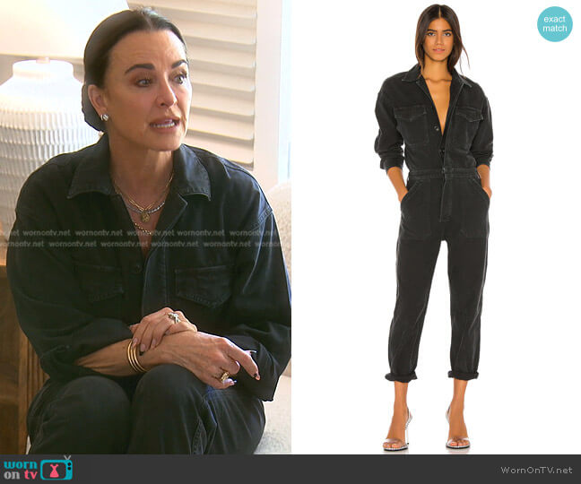 Marta Jumpsuit by Citizens of Humanity worn by Kyle Richards  on The Real Housewives of Beverly Hills
