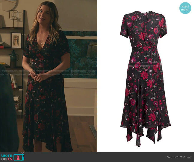 Cora Midi Dress by A.L.C. worn by Nicolette Nevin (Emily VanCamp) on The Resident