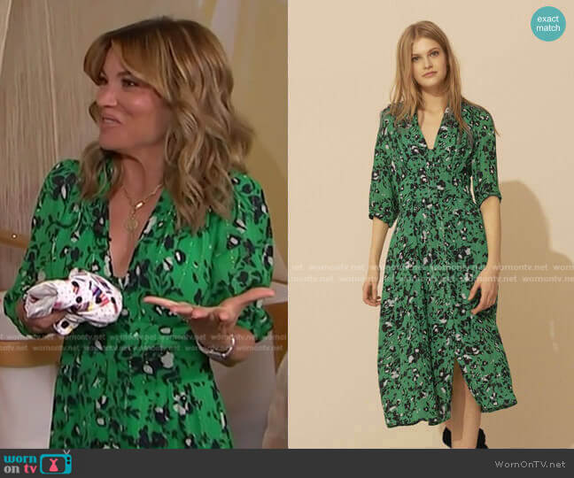 Elfe Dress by Ba&Sh worn by Kit Hoover  on Access Hollywood