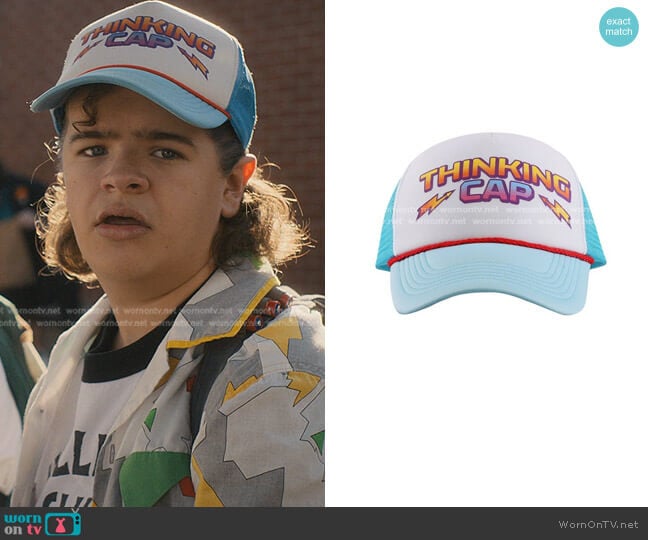 Dustin’s Thinking cap on Stranger Things