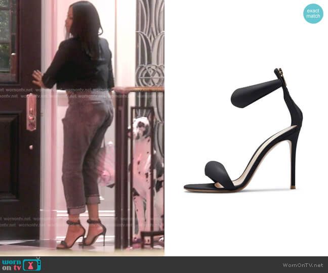 Bijoux Sandals by Gianvito Rossi worn by Garcelle Beauvais on The Real Housewives of Beverly Hills