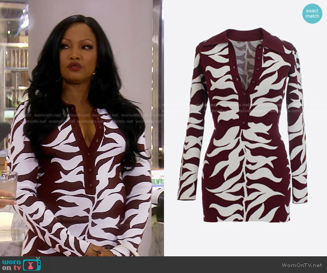 Soraya Mini Dress by Hanifa worn by Garcelle Beauvais on The Real Housewives of Beverly Hills