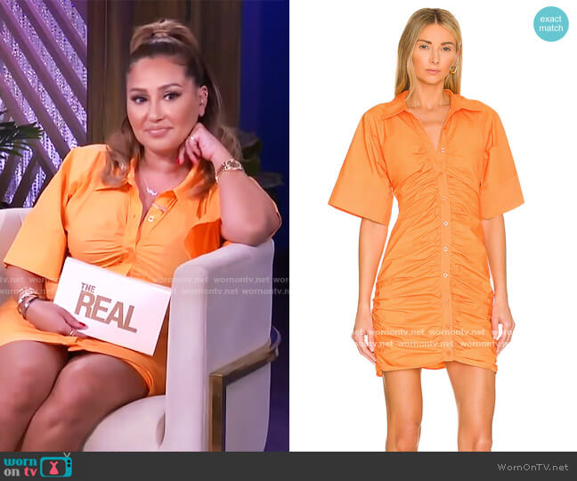 Melissa Mini Dress by L'Academie worn by Adrienne Houghton  on The Real