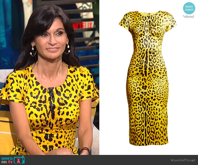 Leopard-Print Bustier Dress by Dolce & Gabbana