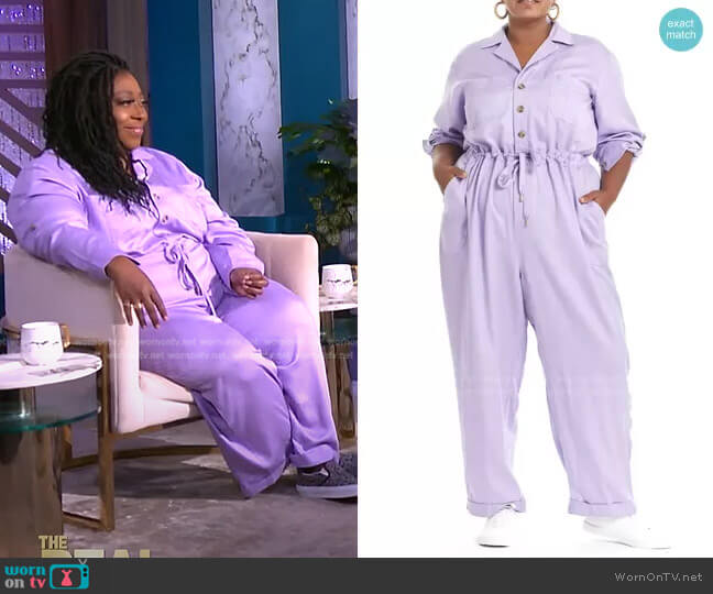 Long Sleeve Jumpsuit by Pari Passu worn by Loni Love on The Real