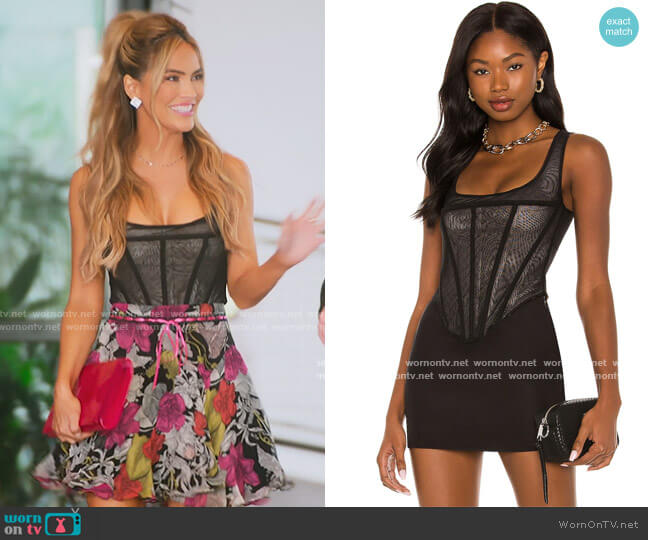 Campbell Corset by Miaou worn by Chrishell Stause  on Selling Sunset