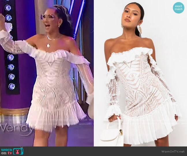 In The Stars Mini Dress by Shop Akira worn by Michelle Visage on The Wendy Williams Show worn by Wendy Williams  on The Wendy Williams Show