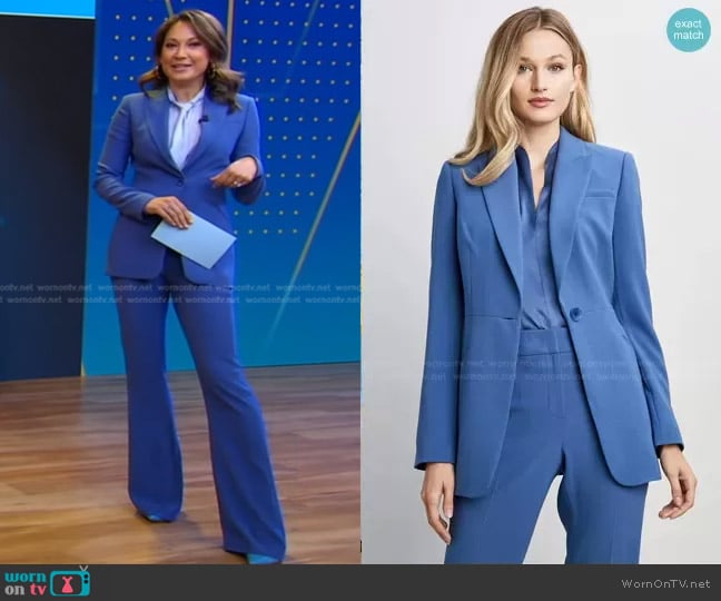 WornOnTV: Ginger's blue blazer and pants on Good Morning America, Ginger  Zee