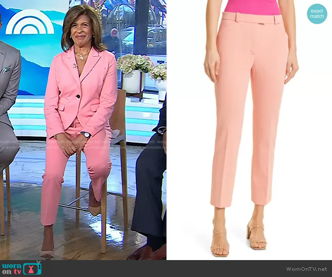 Tatiani Crop Trousers by Boss worn by Hoda Kotb on Today