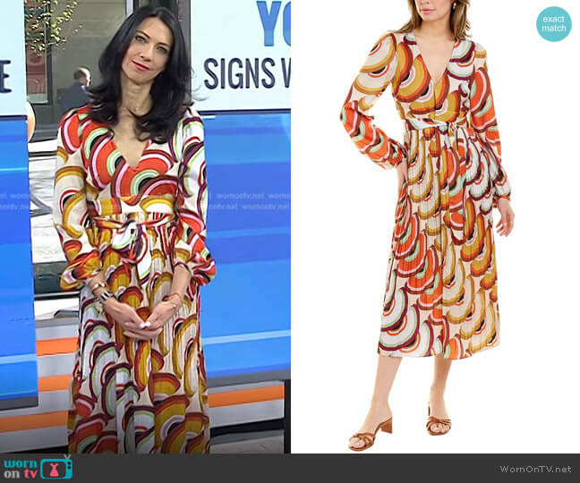  Fathomless Midi Dress by Traffic People worn by Dr. Natalie Azar on Today