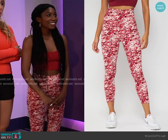 Contour Leggings by Four Laps worn by Trina Robinson (Tabyana Ali) on General Hospital