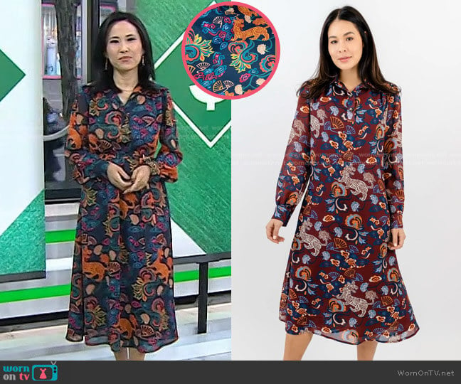 Yamei Dress by Gravitas worn by Vicky Nguyen on Today