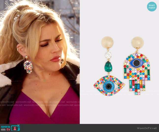 Aldo Airania Earrings worn by Summer Dutkowsky (Busy Philipps) on Girls5eva