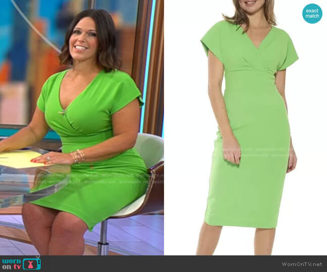 WornOnTV: Dana Jacobson’s green dress on CBS Mornings | Dana Jacobson ...