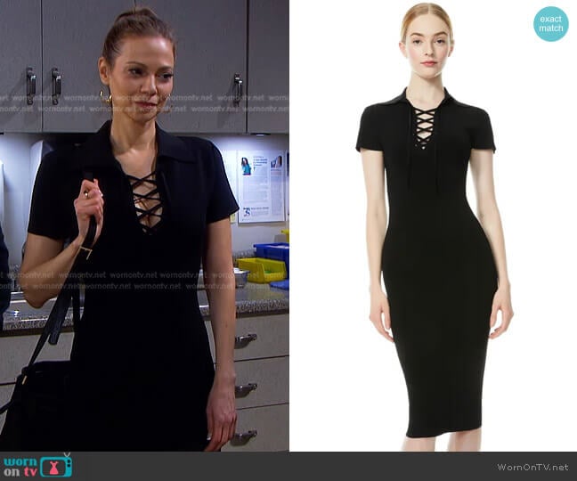 Janna Polo Dress by Alice + Olivia worn by Ava Vitali (Tamara Braun ) on Days of our Lives