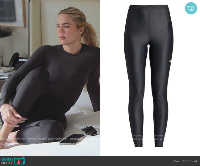 Logo Waist Leggings by Balenciaga worn by Khloe Kardashian (Khloe Kardashian) on The Kardashians